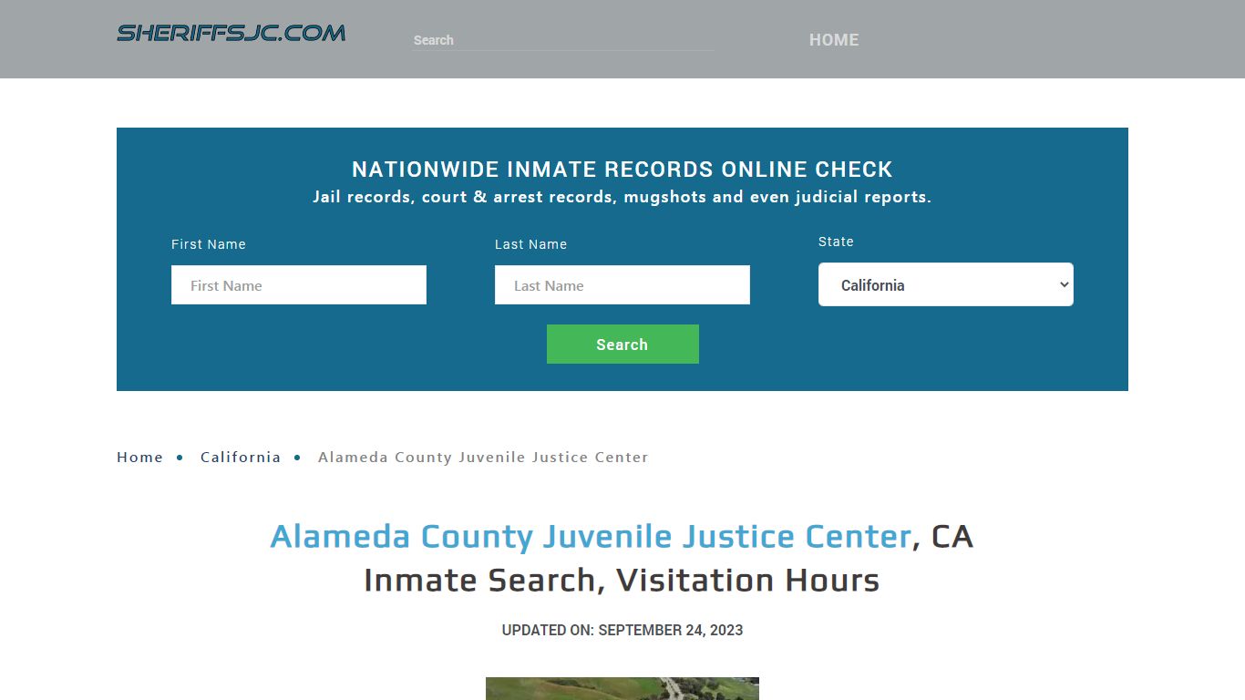 Alameda County Juvenile Justice Center, CA Inmate Search, Visitation Hours